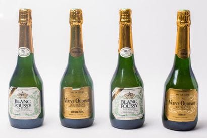 4 Bouteilles Touraine effervescent 93 brut...