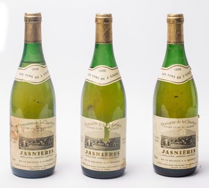 3 Jasnières 1988 V.Vignes, clos st Jacques-...