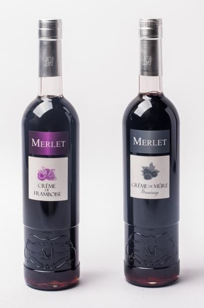 2 1 Crème de mure sauvage et 1 Crème de Framboise...