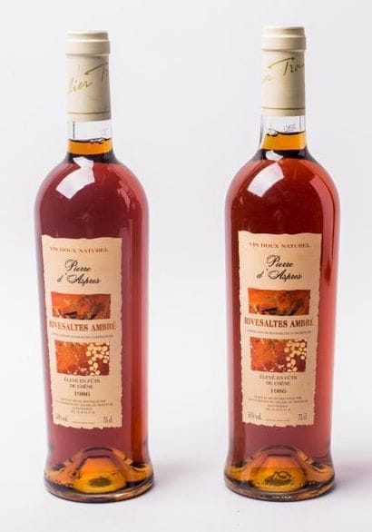 2 Rivesaltes ambré 1986 Les Pierres d'As...