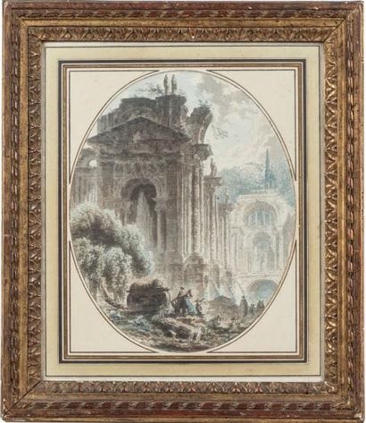 Jean Henry Alexandre PERNET, c. 1763 - ?
Paysage...