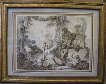 Entourage de Jacques CARESME, 1734-1796
Nymphes...