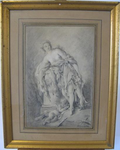 École FRANÇAISE du XVIIIe siècle
L'Amour...