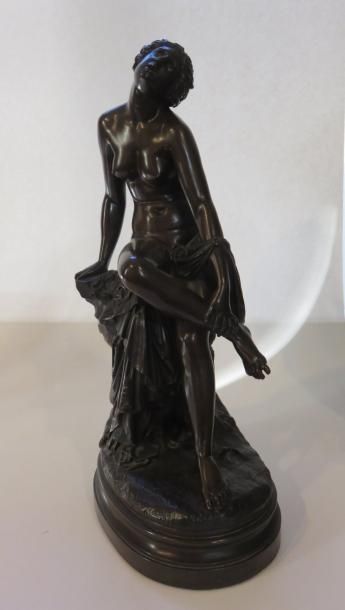 François Félix ROUBAUD
Eurydice Bronze patiné....