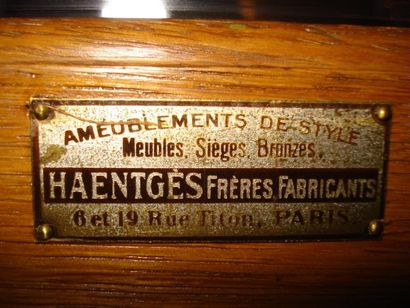 Mobilier de salle à manger en chêne maillé,...
