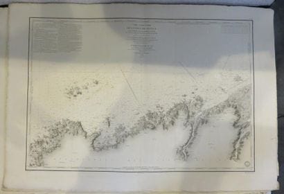 Carte particulière des côtes de France. Partie...