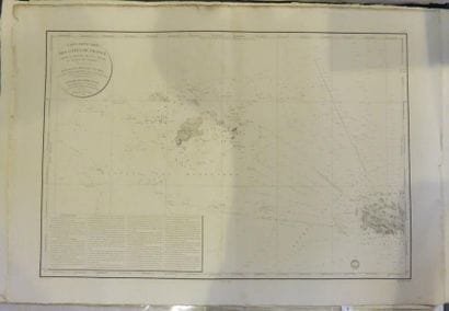 Carte particulière des côtes de France (partie...