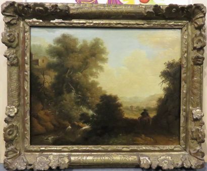 École FRANÇAISE du début du XIXe siècle
Paysage...