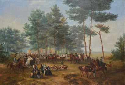 August KNIP, 1819-1859/1860
Départ de chasse...