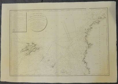 Carte particulière des côtes de France (Partie...