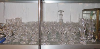 BACCARAT
Partie de service Harcourt comprenant...