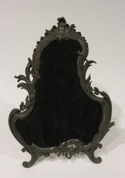 Miroir de table de forme polylobée, monture...