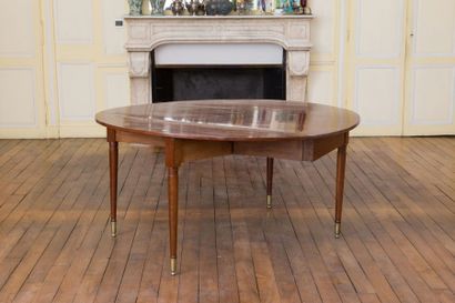 Grande table de salle à manger à volets à...