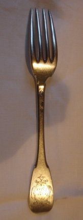 Couvert d'enfant et cuiller à oeuf en argent...