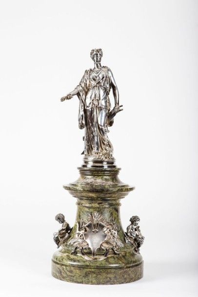 Trophée de concours agricole composé d'une...