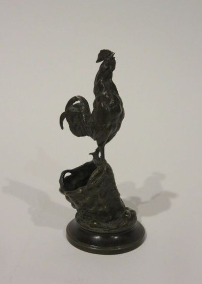 A. CAÏN, 1821-1894
Coq perché sur un panier...
