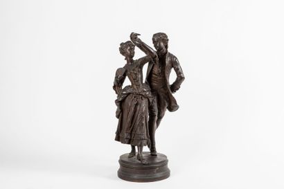 Henri Honoré PLÉ, 1853-1922
Couple de danseurs...