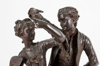 Henri Honoré PLÉ, 1853-1922
Couple de danseurs...