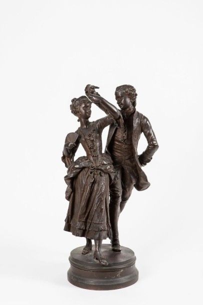 Henri Honoré PLÉ, 1853-1922
Couple de danseurs...