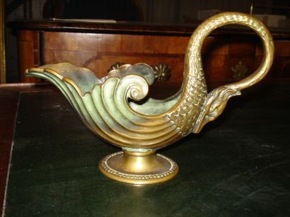 Max LEVERRIER, 1891-1973
Coupe en bronze...