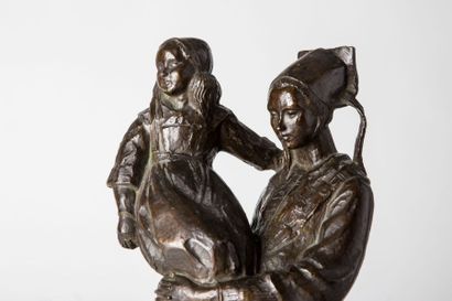 François MÉHEUT, 1905-1981
L'attente Bronze...