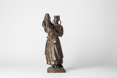 François MÉHEUT, 1905-1981
L'attente Bronze...