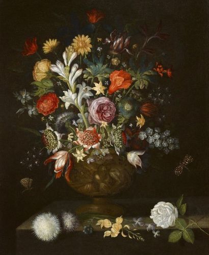 École ITALIENNE vers 1700
Vase de fleurs...