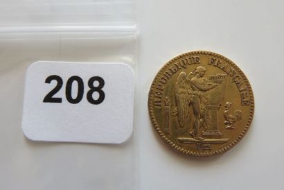 20 Francs Or Génie, seconde république 1849...