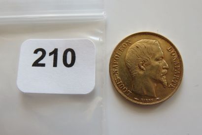 20 Francs Or Louis Napoléon Bonaparte 1852...