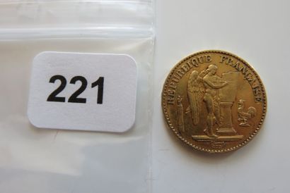 20 Francs Or Génie, IIIe République 1875...