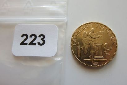 20 Francs Or Génie, IIIe République 1878...