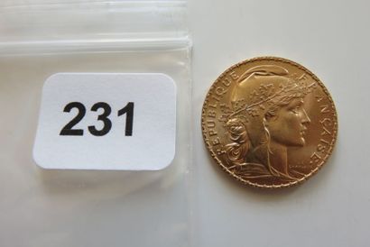 20 Francs Or Coq 1907 SUP