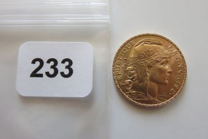 20 Francs Or Coq 1909 SUP