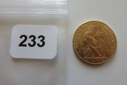 20 Francs Or Coq 1909 SUP
