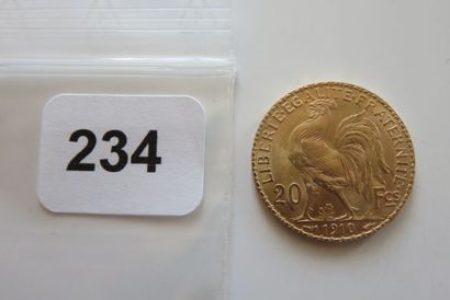20 Francs Or Coq 1910 TTB +