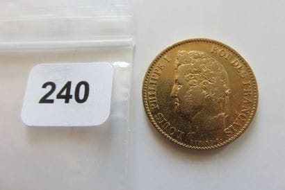40 Francs Or Louis Philippe 1833 A TB