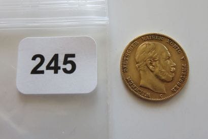 Prusse
Guillaume I - 10 Mark Or 1878 C (Cleve)...