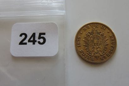 Prusse
Guillaume I - 10 Mark Or 1878 C (Cleve)...