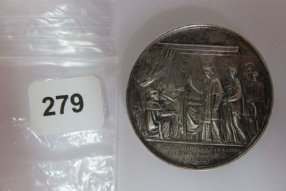 Médaille de Pie IX 1854 visite du pape à...