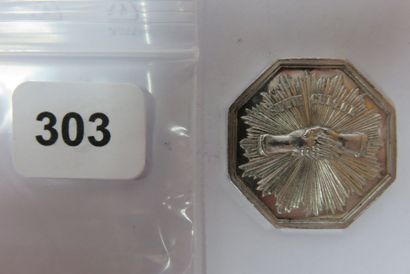 Notaires d'AIX - Jeton octogonal 29 mm, abeille...