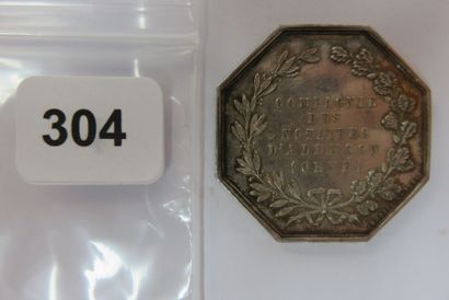Notaires d'ALENÇON - Jeton octogonal 33 mm,...