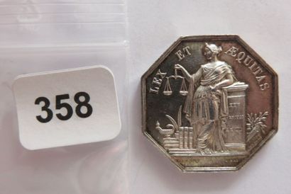 Notaires de DOUAI - Jeton octogonal 30 mm,...
