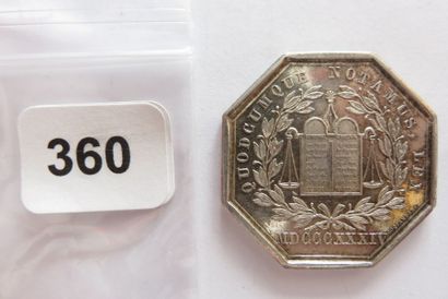 Notaires de DREUX - Jeton octogonal 32 mm,...