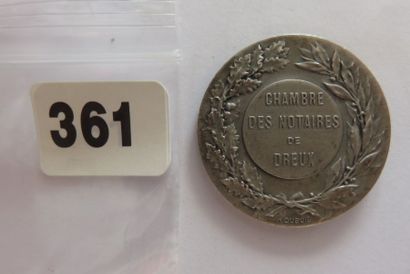 Notaires de DREUX - Jeton rond flan mat 32...