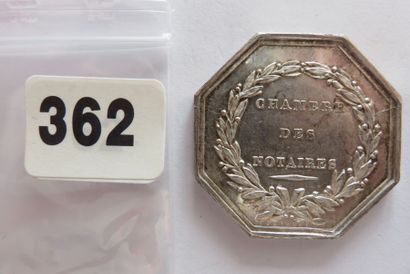 Notaires d'EPERNAY - Jeton octogonal 33 mm,...