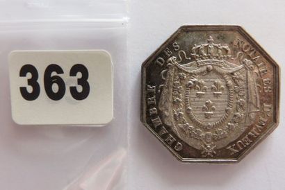 Notaires d'EVREUX - Jeton octogonal 30 mm,...