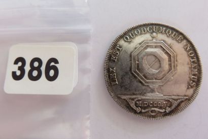 Notaires de LYON - Jeton rond 32 mm, tranche...