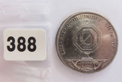 Notaires de LYON - Jeton rond 32 mm, tranche...