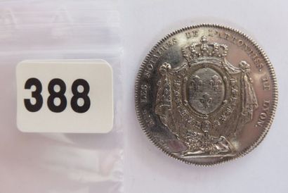 Notaires de LYON - Jeton rond 32 mm, tranche...