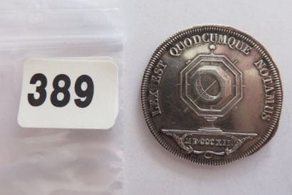 Notaires de LYON - Jeton rond 32 mm, tranche...